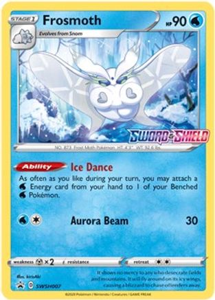 Frosmoth SWSH007/307 - SWSH Black Star Promos Holofoil