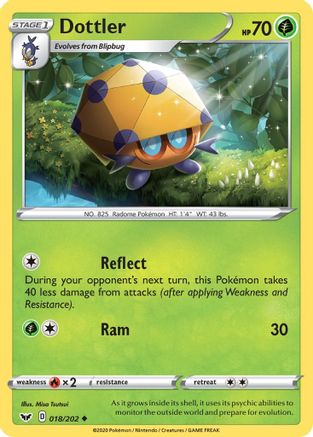 Dottler 18/202 - Sword & Shield Reverse Holofoil