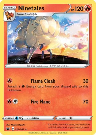 Ninetales 23/202 - Sword & Shield