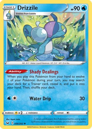 Drizzile 56/202 - Sword & Shield Reverse Holofoil