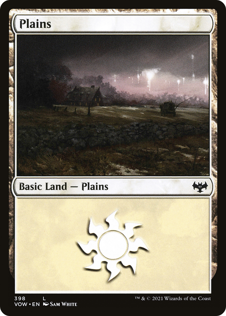 Plains (VOW-398) - Innistrad: Crimson Vow - Premium MTG Single from Wizards of the Coast - Just $0.08! Shop now at Game Crave Tournament Store