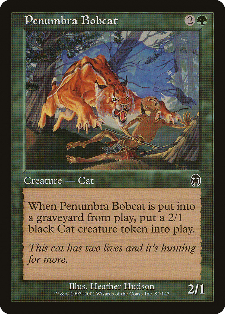 Penumbra Bobcat (APC-082) - Apocalypse - Premium MTG Single from Wizards of the Coast - Just $0.25! Shop now at Game Crave Tournament Store