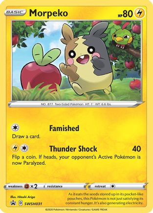 Morpeko SWSH031/307 - SWSH Black Star Promos Holofoil