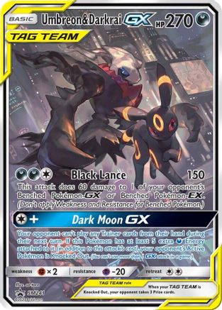 Umbreon & Darkrai GX - SM241 SM241 - Jumbo Cards Holofoil