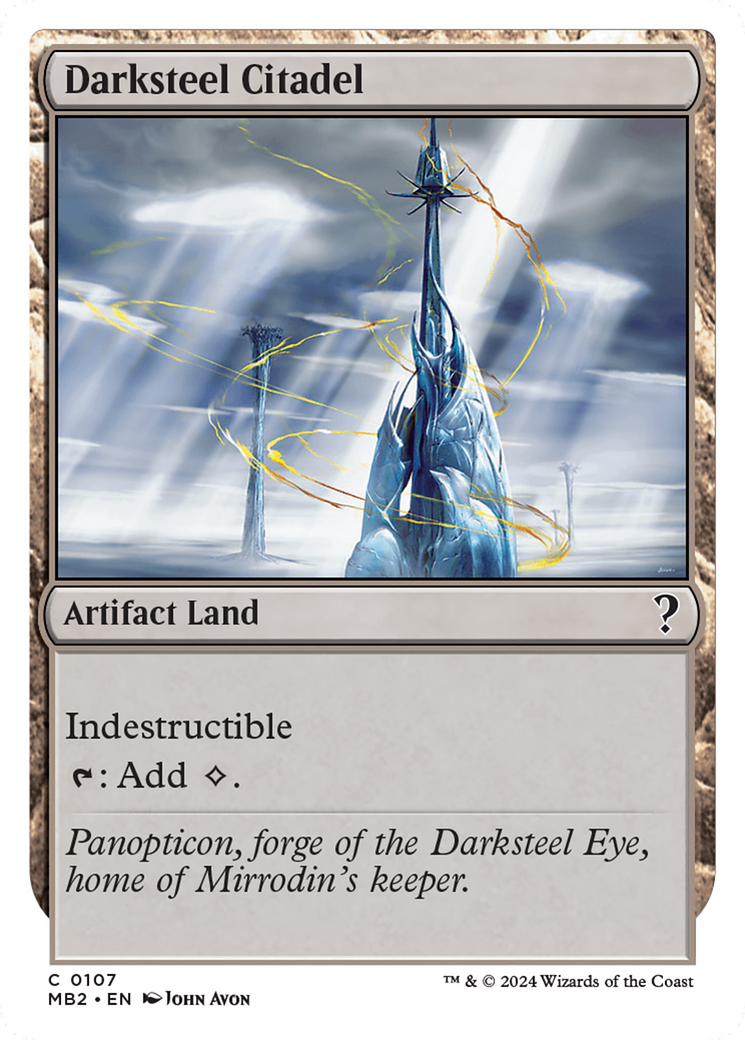 Darksteel Citadel (MB2-107) - Mystery Booster 2 - Premium MTG Single from Wizards of the Coast - Just $0.63! Shop now at Game Crave Tournament Store