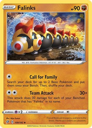 Falinks 109/192 - Rebel Clash Reverse Holofoil