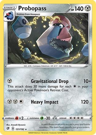 Probopass 131/192 - Rebel Clash Reverse Holofoil
