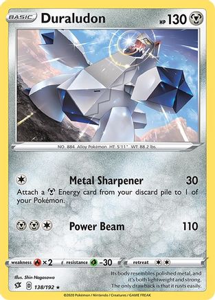 Duraludon 138/192 - Rebel Clash Reverse Holofoil