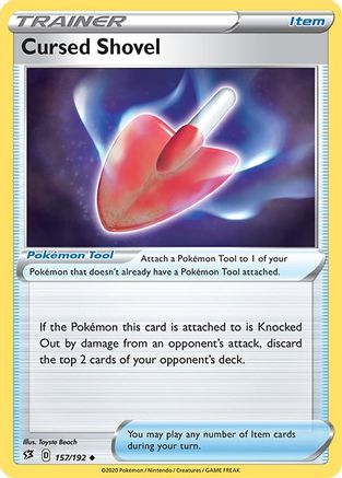 Cursed Shovel 157/192 - Rebel Clash Reverse Holofoil