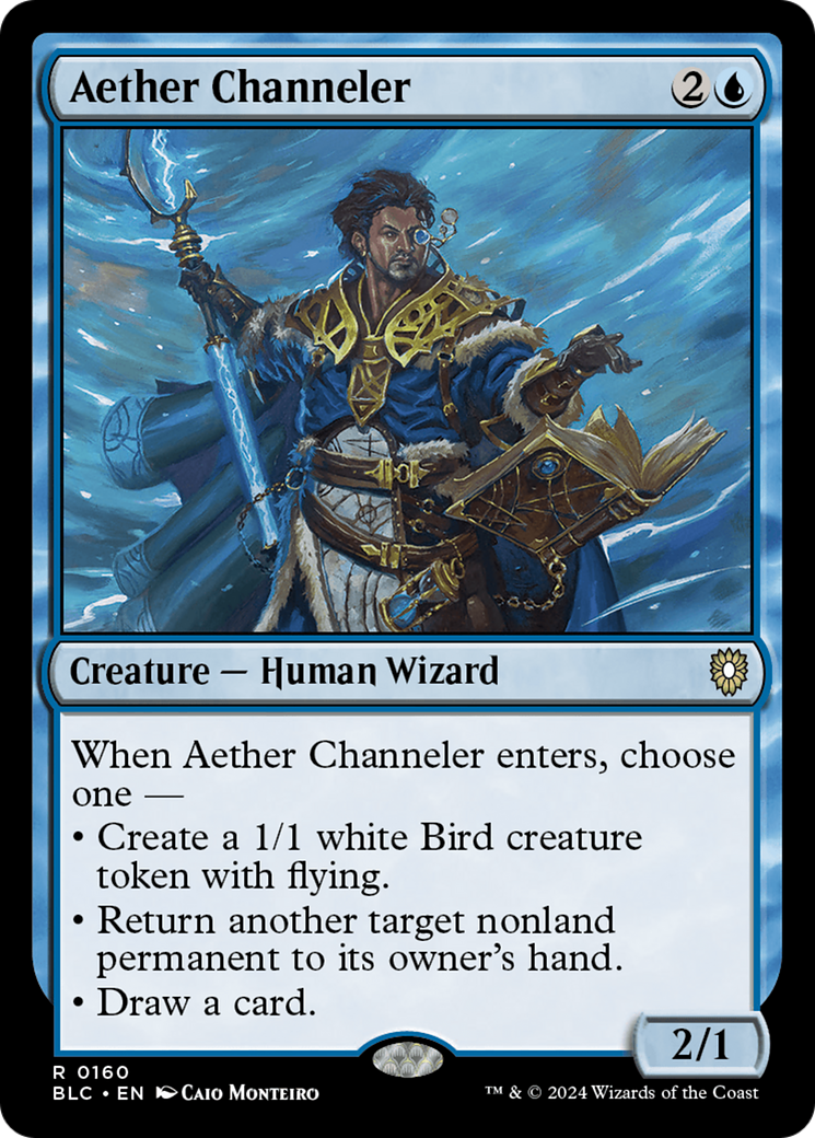 Aether Channeler (BLC-160) - Bloomburrow Commander - Premium MTG Single from Wizards of the Coast - Just $0.25! Shop now at Game Crave Tournament Store