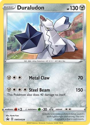 Duraludon SWSH028/307 - SWSH Black Star Promos Holofoil