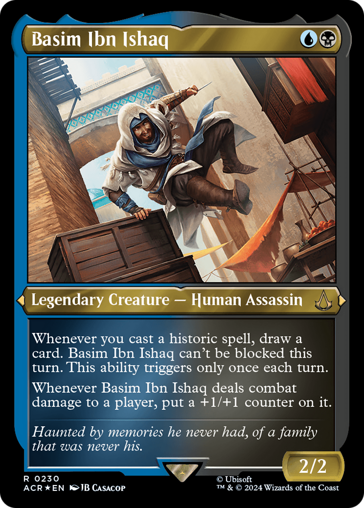 Basim Ibn Ishaq (ACR-230) - Assassin's Creed Etched Foil - Premium MTG Single from Wizards of the Coast - Just $3.38! Shop now at Game Crave Tournament Store