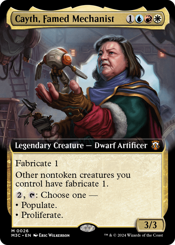Cayth, Famed Mechanist (M3C-026) - Modern Horizons 3 Commander: (Extended Art) - Premium MTG Single from Wizards of the Coast - Just $0.34! Shop now at Game Crave Tournament Store