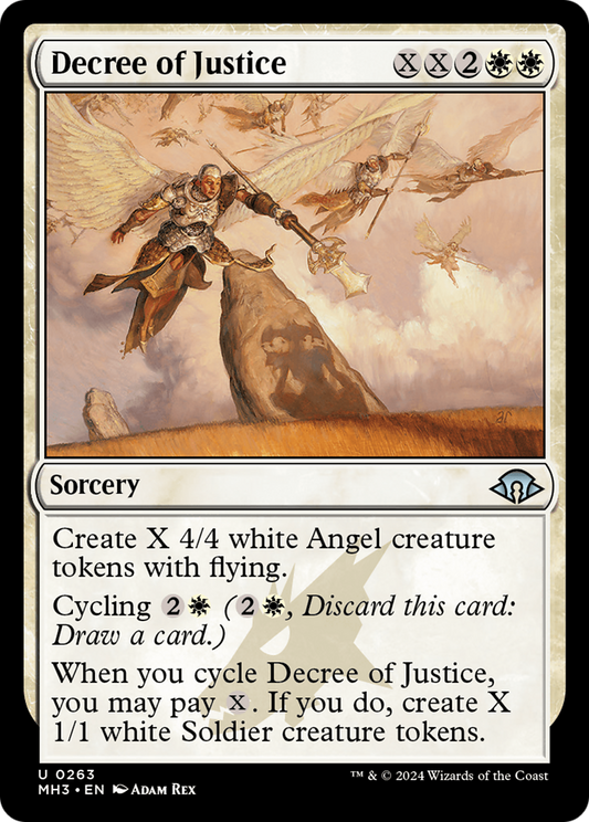 Decree of Justice (MH3-263) - Modern Horizons 3 - Premium MTG Single from Wizards of the Coast - Just $0.25! Shop now at Game Crave Tournament Store