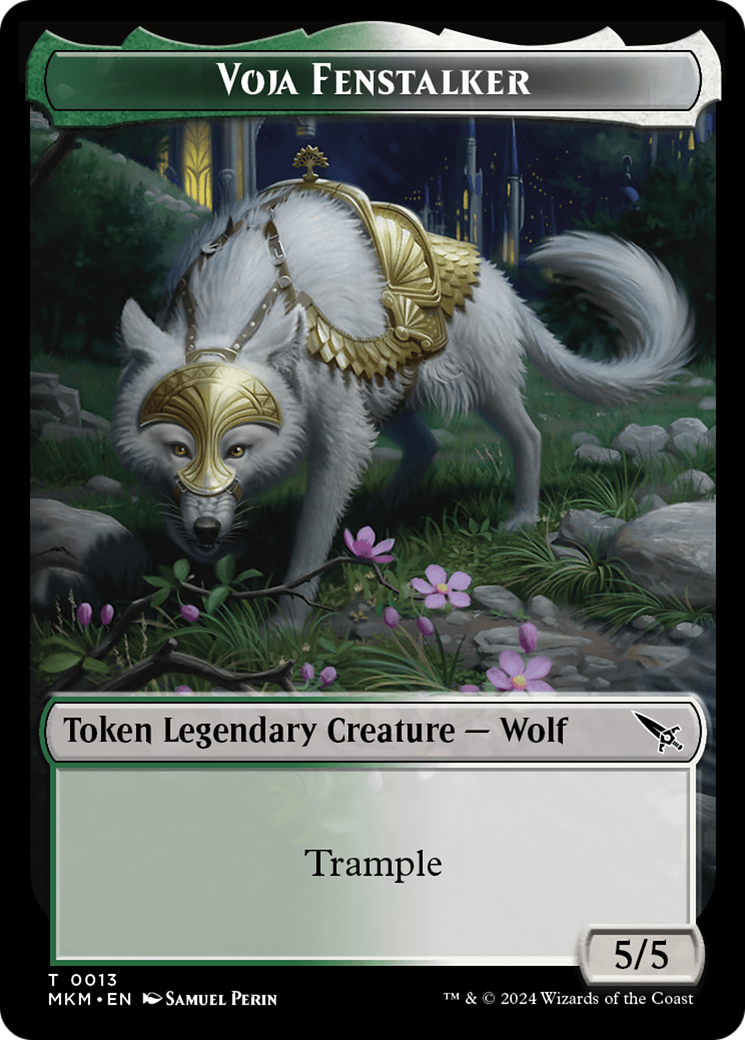 Voja Fenstalker (TMKM-013) - Murders at Karlov Manor Tokens - Premium MTG Single from Wizards of the Coast - Just $0! Shop now at Game Crave Tournament Store