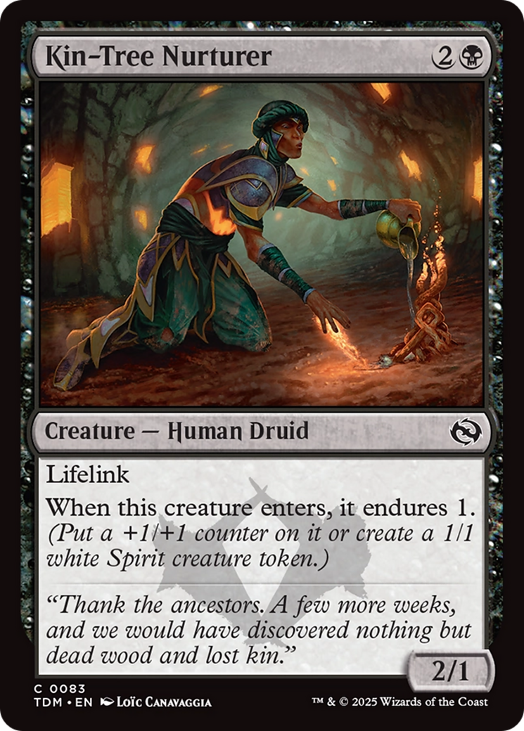 Kin-Tree Nurturer (TDM-083) - Tarkir: Dragonstorm Foil - Premium MTG Single from Wizards of the Coast - Just $0.08! Shop now at Game Crave Tournament Store