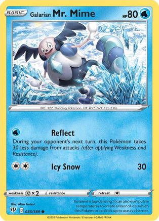 Galarian Mr. Mime 35/189 - Darkness Ablaze