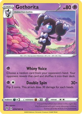 Gothorita 74/189 - Darkness Ablaze