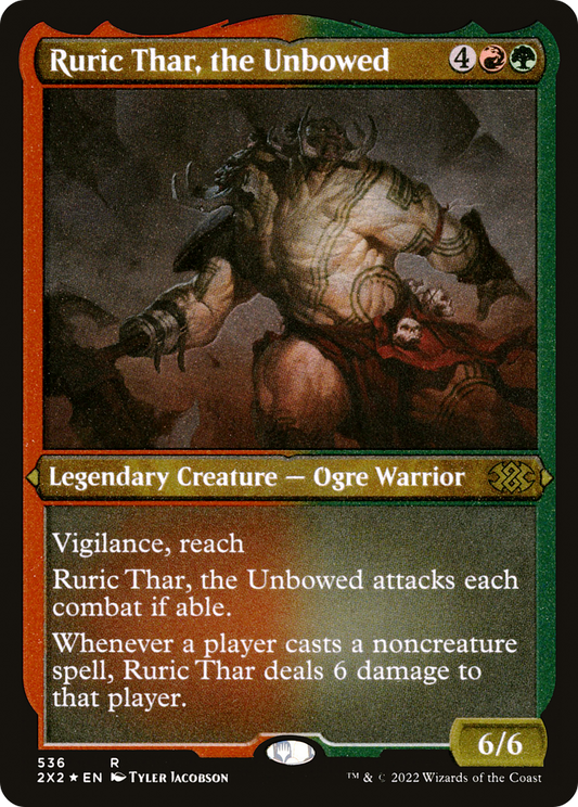 Ruric Thar, the Unbowed (Foil Etched) (2X2-536) - Double Masters 2022 Foil