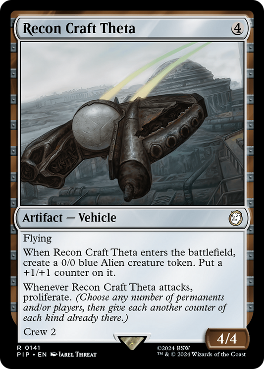 Recon Craft Theta (PIP-141) - Fallout - Premium MTG Single from Wizards of the Coast - Just $0.25! Shop now at Game Crave Tournament Store