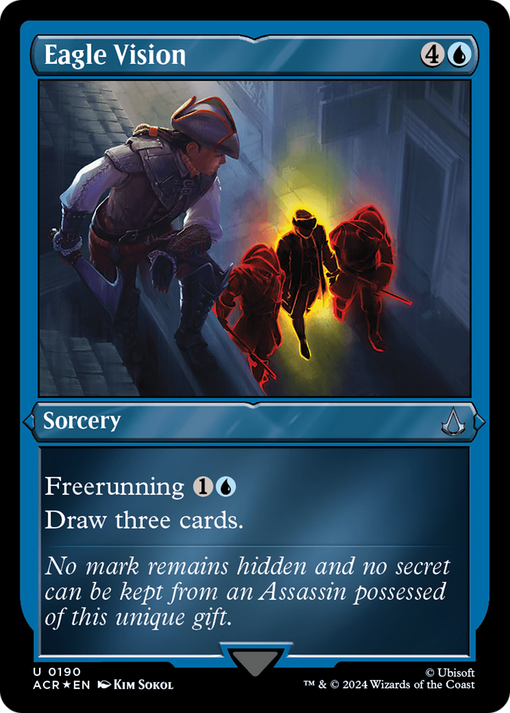 Eagle Vision (ACR-190) - Assassin's Creed Etched Foil - Premium MTG Single from Wizards of the Coast - Just $2.10! Shop now at Game Crave Tournament Store