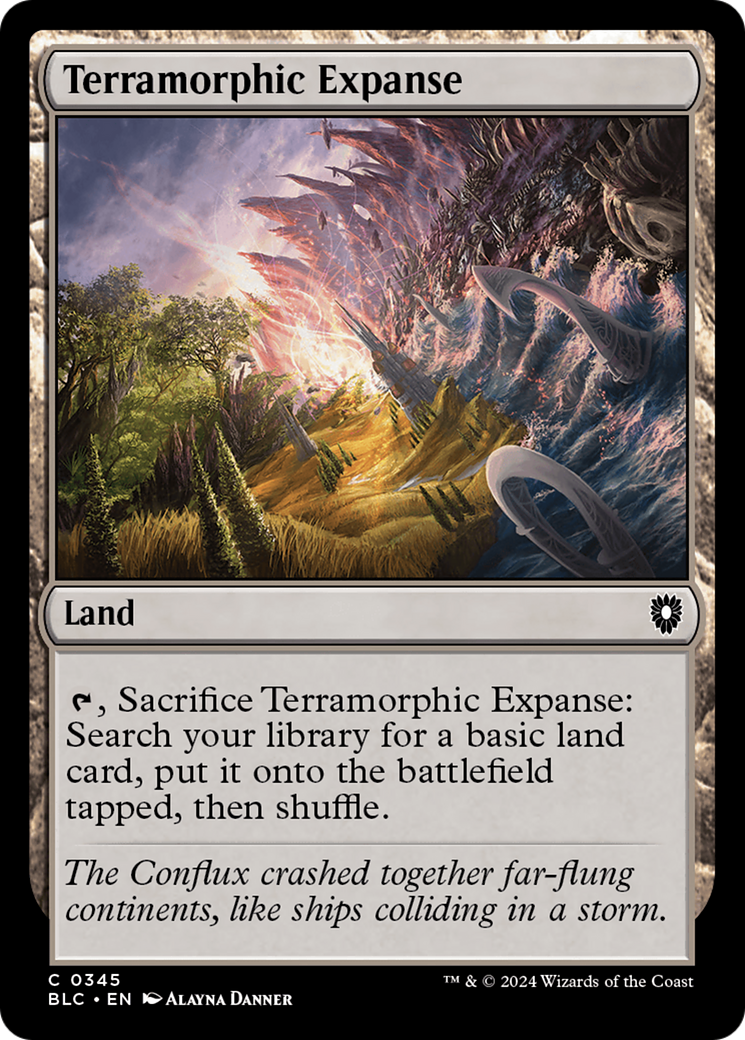 Terramorphic Expanse (BLC-345) - Bloomburrow Commander - Premium MTG Single from Wizards of the Coast - Just $0.25! Shop now at Game Crave Tournament Store