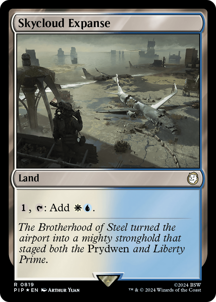 Skycloud Expanse (PIP-819) - Fallout Foil - Premium MTG Single from Wizards of the Coast - Just $0.38! Shop now at Game Crave Tournament Store