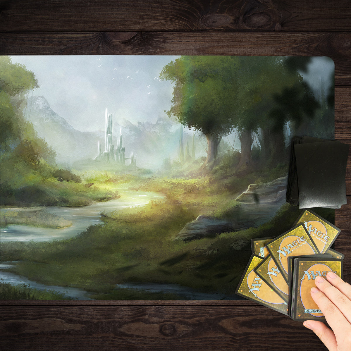 The Light Castle Playmat - Premium Playmat from Inked Gaming - Just $34.99! Shop now at Game Crave Tournament Store