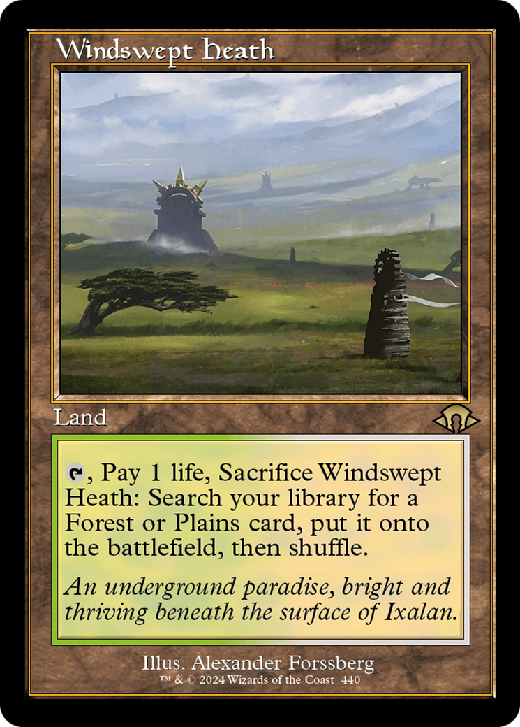 Windswept Heath (MH3-440) - Modern Horizons 3 Foil - Premium MTG Single from Wizards of the Coast - Just $29.76! Shop now at Game Crave Tournament Store