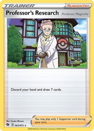Professor's Research (Professor Magnolia) 62/73 - Champions Path Reverse Holofoil