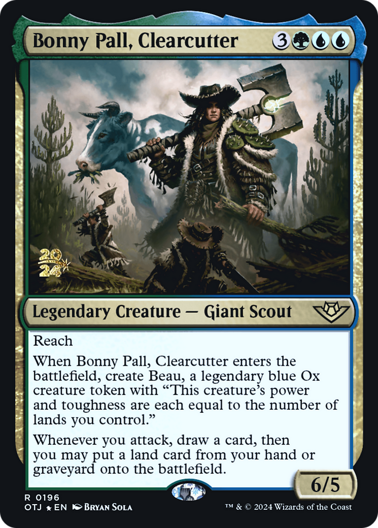 Bonny Pall, Clearcutter (POTJ-196S) - Outlaws of Thunder Junction Promos Foil - Premium MTG Single from Wizards of the Coast - Just $0.99! Shop now at Game Crave Tournament Store