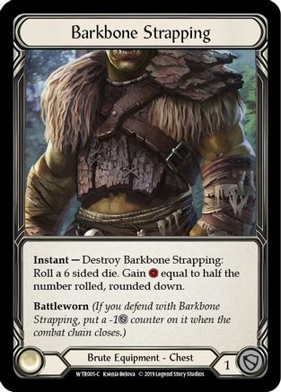 Barkbone Strapping (WTR005) - Welcome to Rathe Unlimited Edition Rainbow Foil