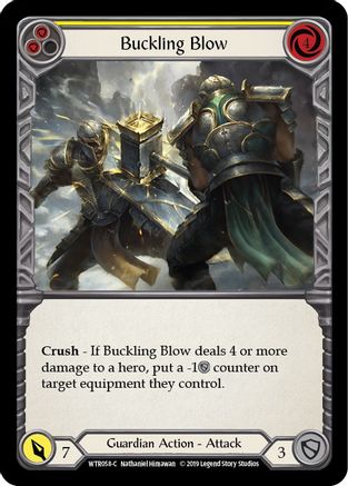 Buckling Blow (Yellow) (WTR058) - Welcome to Rathe Unlimited Edition Rainbow Foil