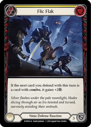 Flic Flak (Yellow) (WTR093) - Welcome to Rathe 1st Edition Rainbow Foil