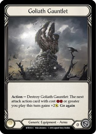 Goliath Gauntlet (WTR153) - Welcome to Rathe Unlimited Edition Rainbow Foil
