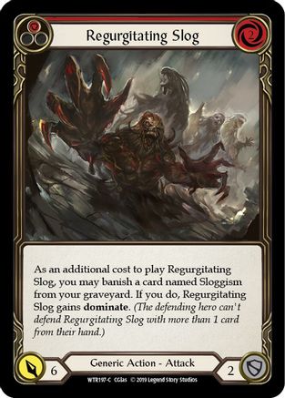 Regurgitating Slog (Red) (WTR197) - Welcome to Rathe 1st Edition Rainbow Foil