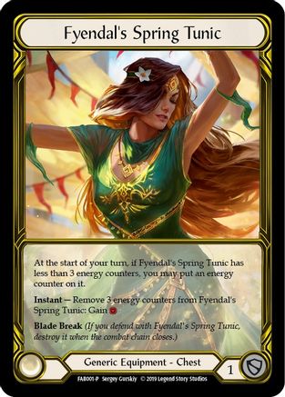Fyendal's Spring Tunic (Golden) (FAB001) - Flesh and Blood: Promo Cards