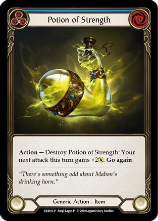 Potion of Strength (FAB013) - Flesh and Blood: Promo Cards 1st Edition Cold Foil