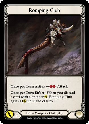 Romping Club (LGS001) - Flesh and Blood: Promo Cards 1st Edition Cold Foil
