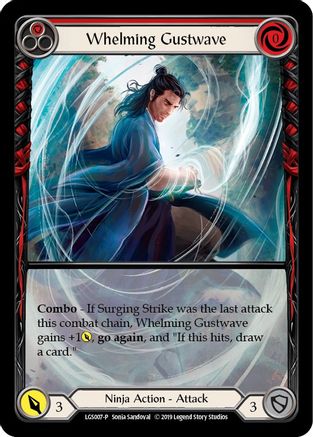 Whelming Gustwave (Red) - LGS007 (LGS007) - Flesh and Blood: Promo Cards 1st Edition