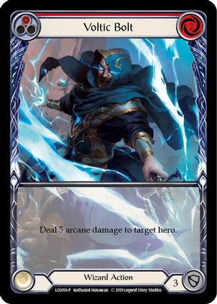 Voltic Bolt (Red) - LGS016 (LGS016) - Flesh and Blood: Promo Cards 1st Edition