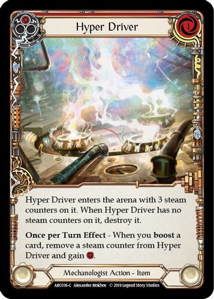 Hyper Driver (ARC036) - Arcane Rising 1st Edition Rainbow Foil
