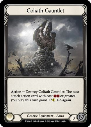 Goliath Gauntlet (BVO006) - Hero Deck: Bravo 1st Edition