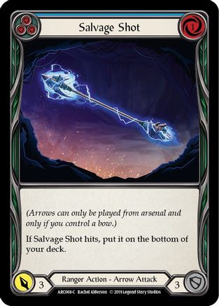 Salvage Shot (Blue) (ARC068) - Arcane Rising Unlimited Edition
