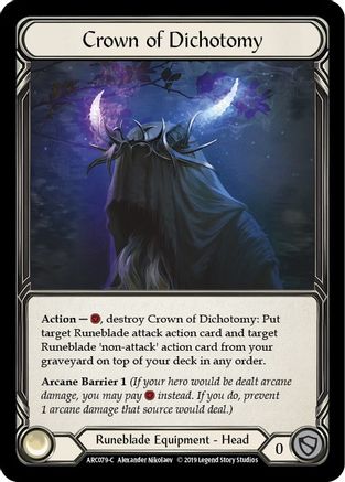 Crown of Dichotomy (ARC079) - Arcane Rising Unlimited Edition
