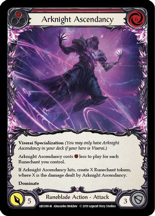 Arknight Ascendancy (ARC080) - Arcane Rising Unlimited Edition Rainbow Foil