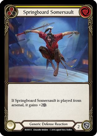 Springboard Somersault (BVO015) - Hero Deck: Bravo 1st Edition