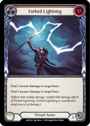 Forked Lightning (ARC120) - Arcane Rising 1st Edition