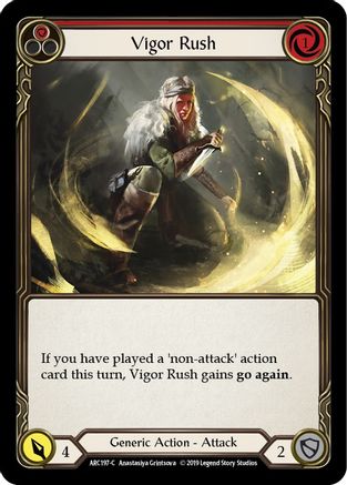 Vigor Rush (Red) (ARC197) - Arcane Rising Unlimited Edition