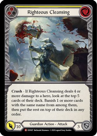 Righteous Cleansing (CRU027) - Crucible of War Unlimited Edition